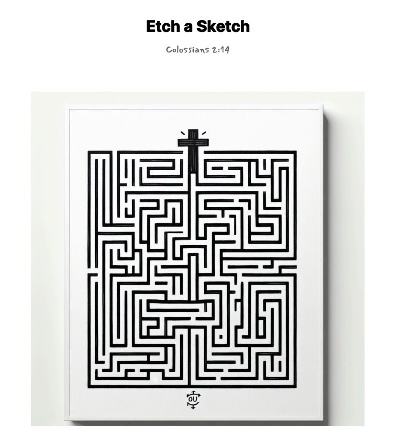 Etch a Sketch maze